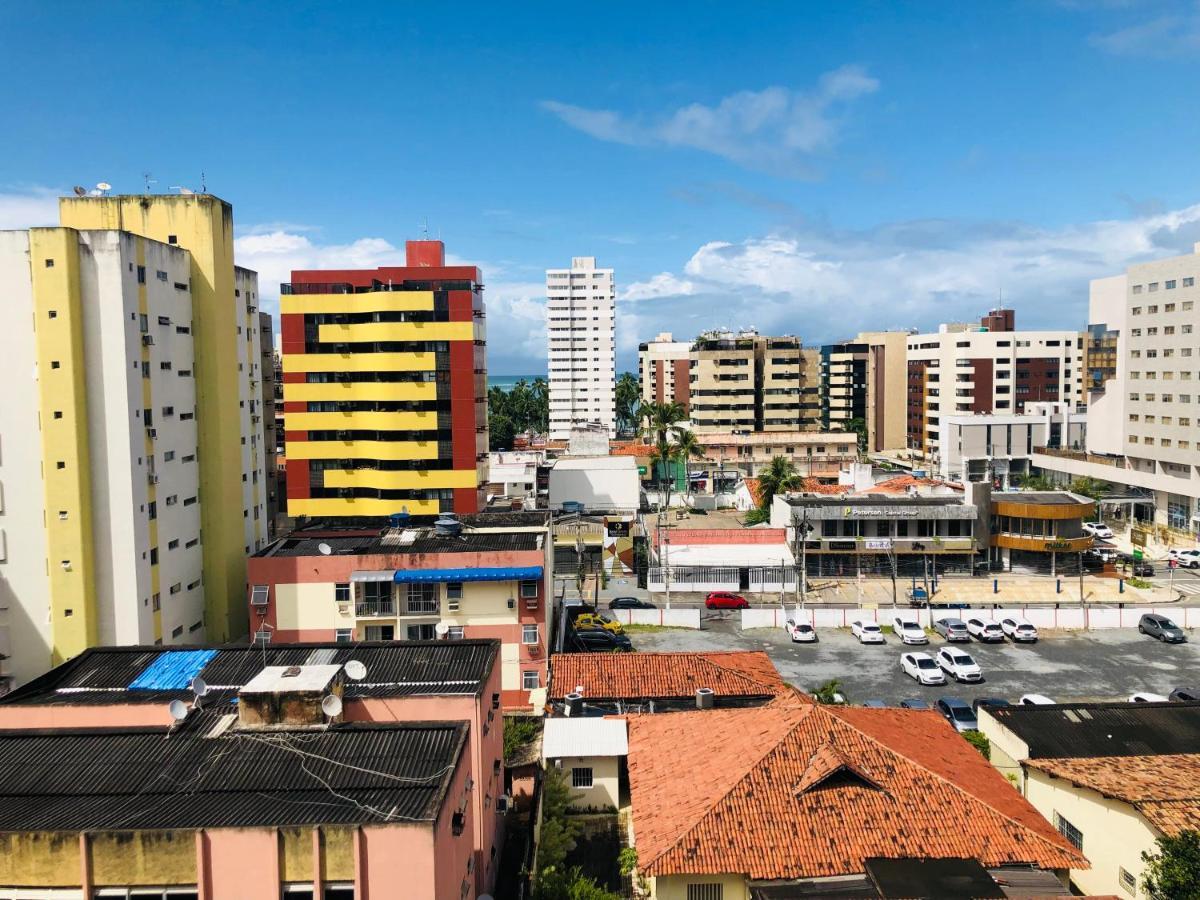Praia De Ponta Verde Em Frente Ao Tropico Hotel Com Garagem, Wi-Fi, Lavadora - Apto703 Maceió Zewnętrze zdjęcie